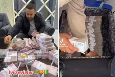 Aile boyu dolandırıcılık iddiası! Balya balya paraları TikTok'ta sergilediler