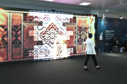 Anadolu motiflerini yapay zeka ile buluşturan sergi HOMETEX’te