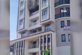 Ankara’da apartman dairesinde yangın