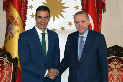 Erdoğan, İspanya Başbakanı Pedro Sanchez'i kabul etti