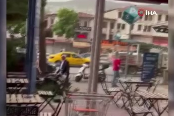 Bursa'da hava bir anda değişti