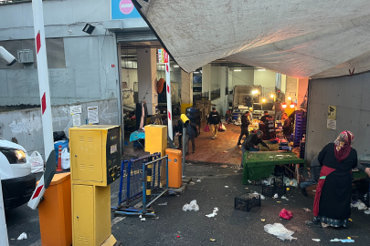 İstanbul'da kapalı pazar yeri havalandırmasına biber gazı sıkıp kaçtı