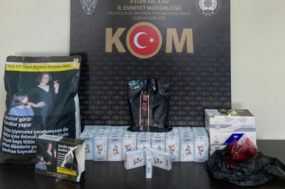 Aydın'da KOM ekipleri kaçakçılığa geçit vermedi