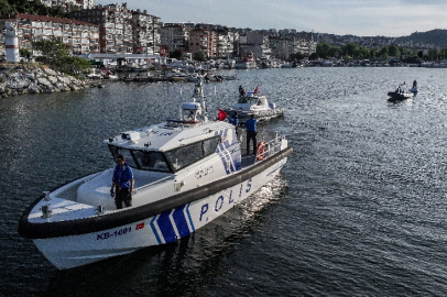 Bursa'nın deniz polisi, su olan her yerde göreve hazır
