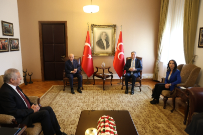 DEM Parti heyeti Bahçeli'yi ziyaret etti