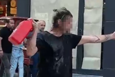 Kocaeli'de üstüne benzin dökerek kendini yakmak istedi, polis engel oldu