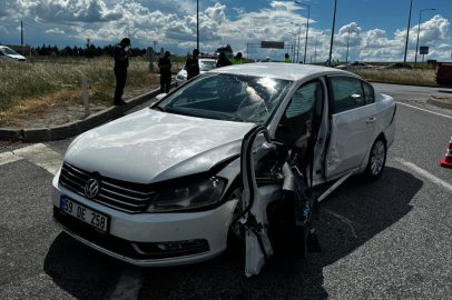 Kırklareli Babaeski'de trafik kazası: 3 yaralı