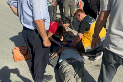 Adıyaman'da motosiklet devrildi: 1 yaralı