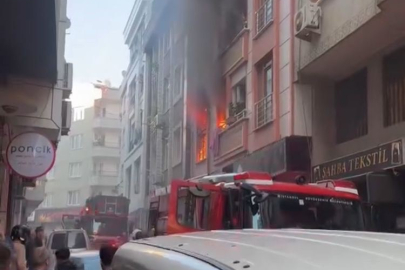 İstanbul Zeytinburnu’nda çıkan yangında 2. kattan atlayan çocuk yaralandı