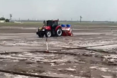 Kayseri'de dolu yağışı ekili alanlara zarar verdi