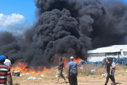 Mersin Bozyazı'da korkutan yangın