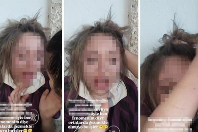 Bu vandallık iki erkek için! Kadınlar, alıkoyduğu genç kıza kabusu yaşattı...