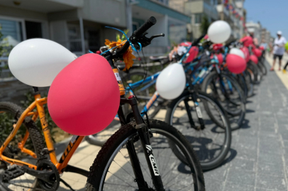 Bisiklet şenliği Bursa Mudanya’yı renklendirdi