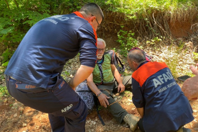 Bursa'da mahsur kalanları ekipler kurtardı