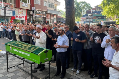 Zonguldak'ta kanserden ölen Kaplancan son yolculuğuna uğurlandı