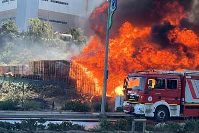 Kocaeli'de fabrika yangını