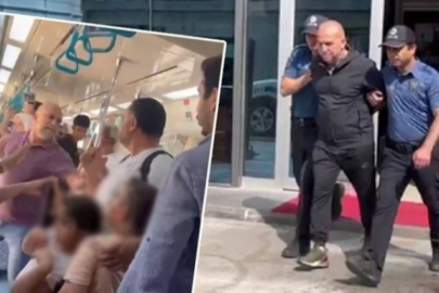 Marmaray'da yumruklu kavgaya tahliye!