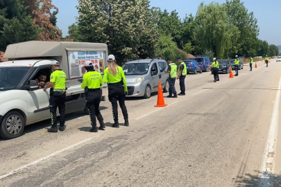 Polis ve jandarmadan ortak denetim: Çok sayıda sürücüye ceza kesildi