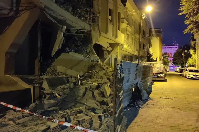 6 katlı binada kısmi çökme meydana geldi!
