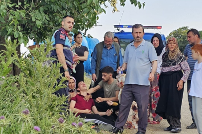 Bursa'da römorkun altında kalan çocuk yaralandı