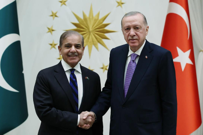 Cumhurbaşkanı Erdoğan, Şahbaz Şerif ile görüştü