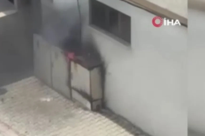 Siirt’in Kurtalan ilçesinde elektrik trafosunda yangın paniği