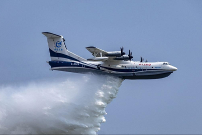 Çin'in yerli üretim amfibi uçağı AG600 üretim lisansı aldı