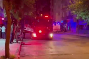 Elazığ'da bina yangını