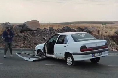 Şanlıurfa Siverek’te trafik kazası: 1 yaralı
