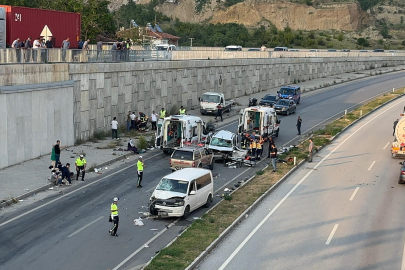 Kastamonu'da zincirleme trafik kazası: 9 yaralı