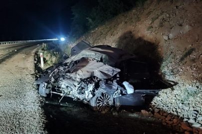 Konya'da yolcu otobüsüyle otomobil çarpıştı: 1 ölü, 8 yaralı