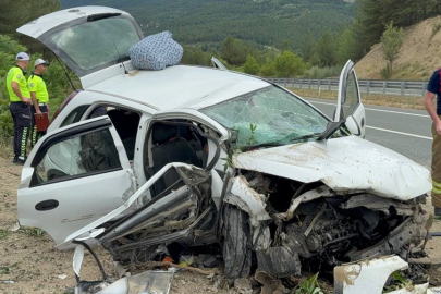 Karabük’te yoldan çıkan otomobil beton menfeze çarptı: 1 ölü
