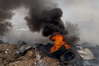 Tekirdağ'da 5 bin 600 ot balyası yanmıştı: Tekrar alevlendi