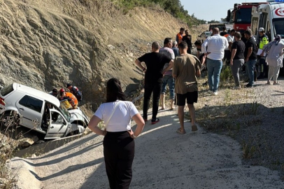 Manisa'da kontrolden çıkan araç menfeze savruldu: 1 ölü