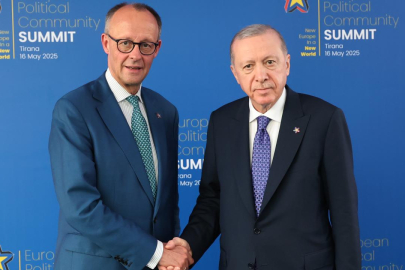 Cumhurbaşkanı Erdoğan, Almanya Başbakanı Merz ile görüştü