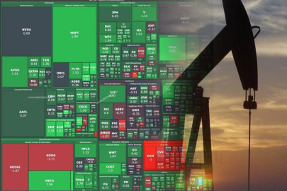ABD borsası yükselişe geçti, petrol sert düştü