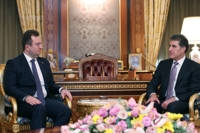 Türkiye’nin Erbil Başkonsolosu Topçu, IKBY Başkanı Barzani ile görüştü