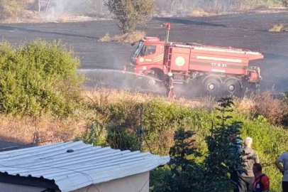 Çanakkale Çan’da anız yangını söndürüldü