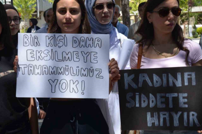 Sivas’ta kadınlar, 3 çocuk annesi Gonca Özdemir için yürüdü