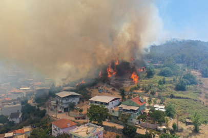 Bursa'da bir köyü tahliye ettiren orman yangını kontrol altında!