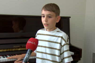 Bursa'da 11 yaşında uluslararası ödüllerin sahibi oldu