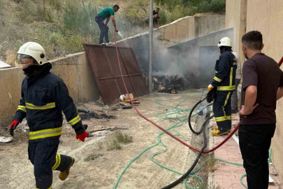 Van Tekstilkent’te yangın paniği