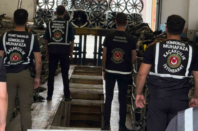 Artvin’de 32 milyon liralık kaçak oto yedek parçası ele geçirildi