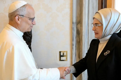 Emine Erdoğan, Papa Leo ile görüştü