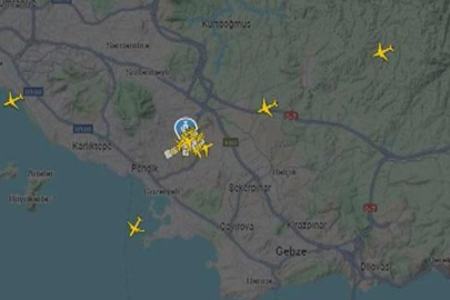 Sabiha Gökçen Havalimanı'na iniş yapan uçağa lazer tutuldu