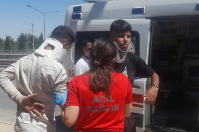 Adıyaman'da otomobille motosiklet çarpıştı: 2 yaralı