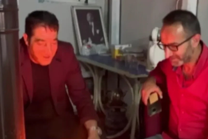 Erzurum'da 'Temmuz soğukları' başladı: Esnaf soba yaktı!