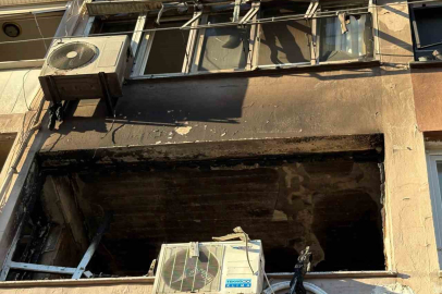 İzmir Bayraklı’da apartmanda yangın paniği