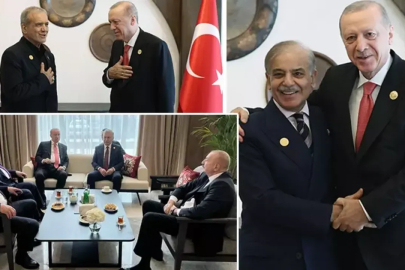 Cumhurbaşkanı Erdoğan'dan Azerbaycan’da diplomasi trafiği