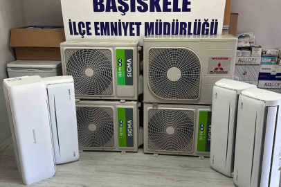 Kocaeli'de villadan 194 bin TL değerinde 4 klima çalan şüpheli kıskıvrak yakalandı